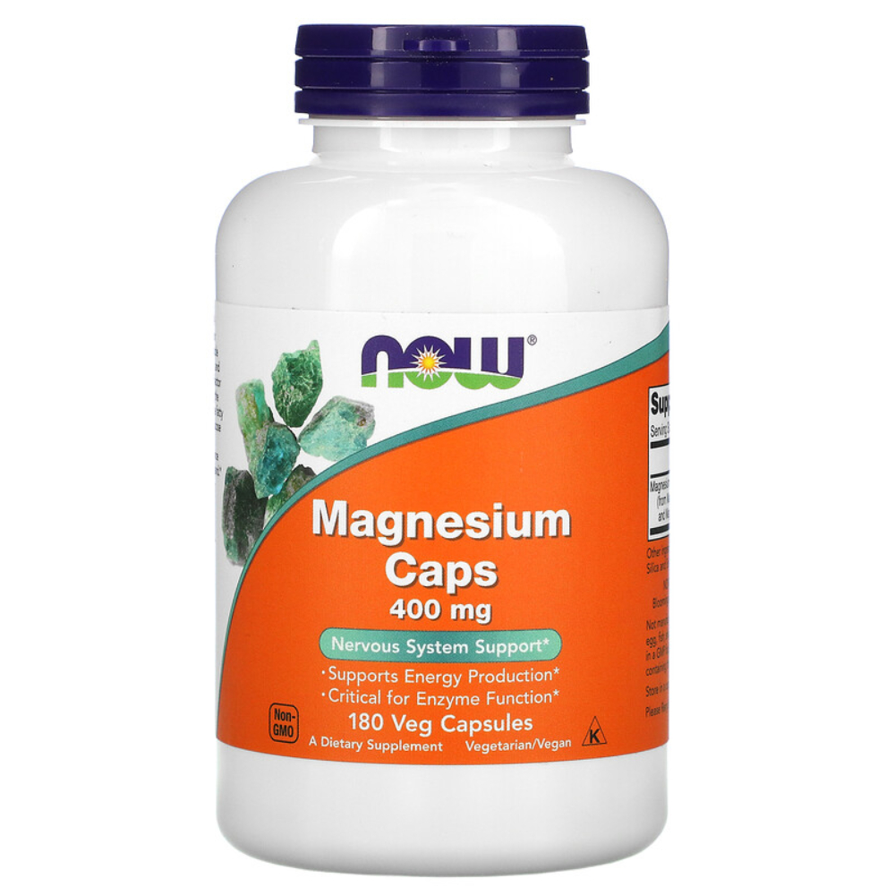 Витамины NOW Magnesium Caps 400 mg 180 vcaps