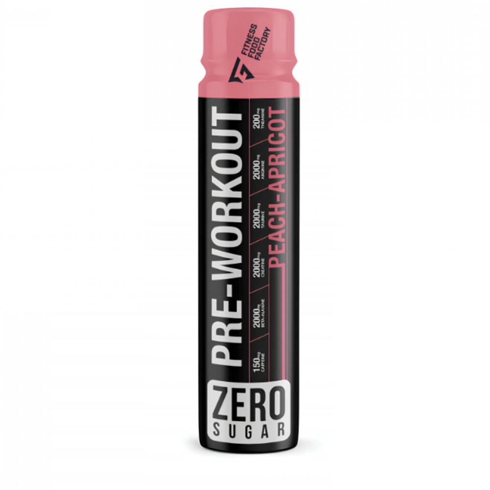 Предтренировочный комплекс Fitness Food Factory PRE - WORKOUT Shot 110ml Персик абрикос