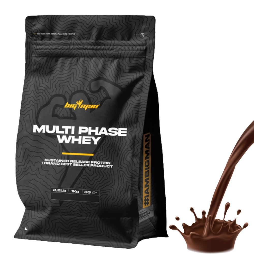 Протеин BIG MAN NUTRITION Multi phase Whey Protein 1000 g Шоколад