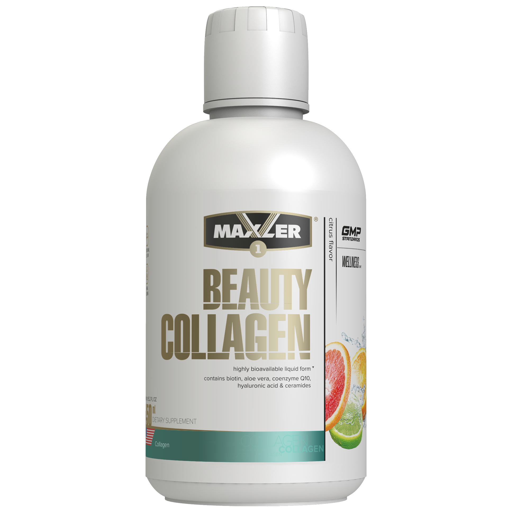 Средство для сустава и связок Maxler Beauty Collagen 450 мл Цитрус